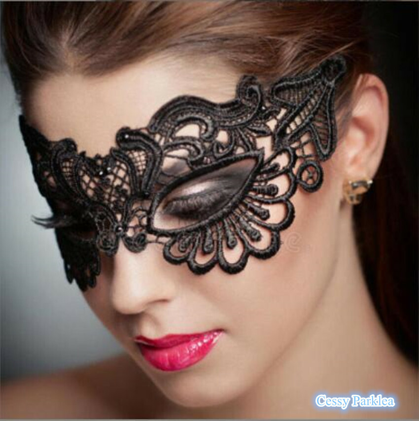 SN-A1-2 Venetian Carnival Women Masquerade Lace Hollow Embroidered Eye Masks