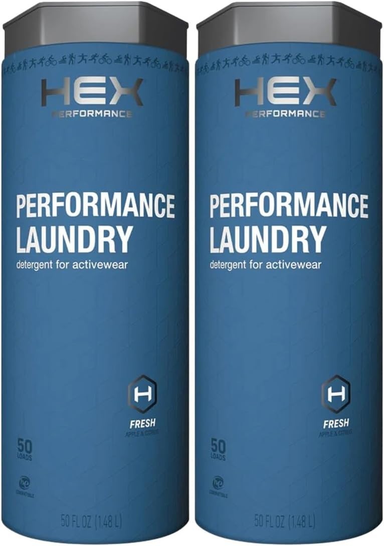 HEX Performance Laundry Detergent, Fresh & Clean, 100 Loads (Pack of 2) NEW