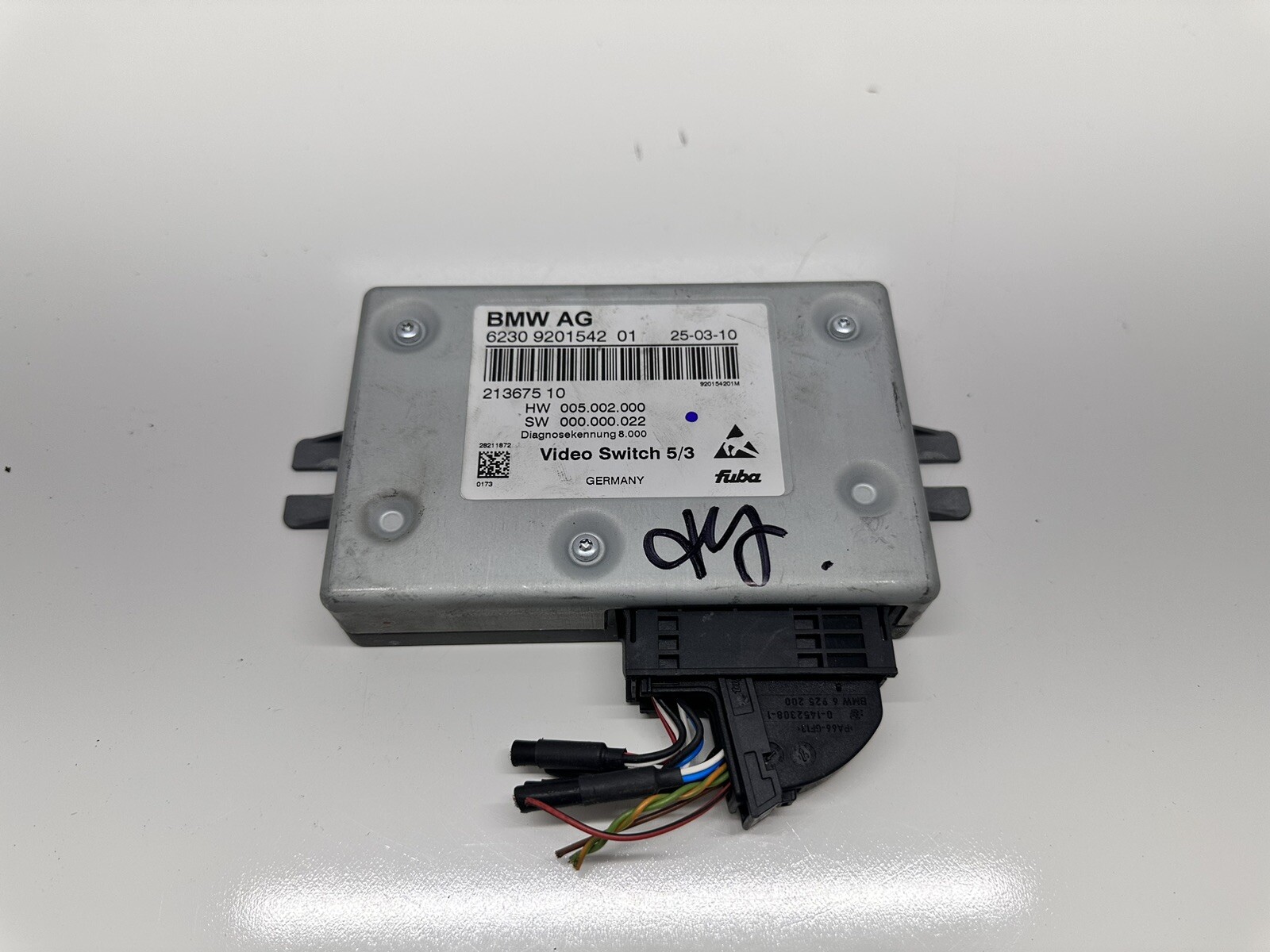 2010 - 2011 Bmw 7 Series F01 Video Multimedia Module Control Switch Unit Oem
