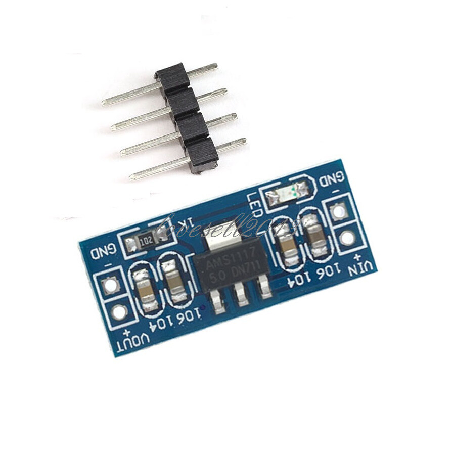5PCS 6.0V-12V to 5V AMS1117-5.0V Power Supply Module AMS1117-5.0