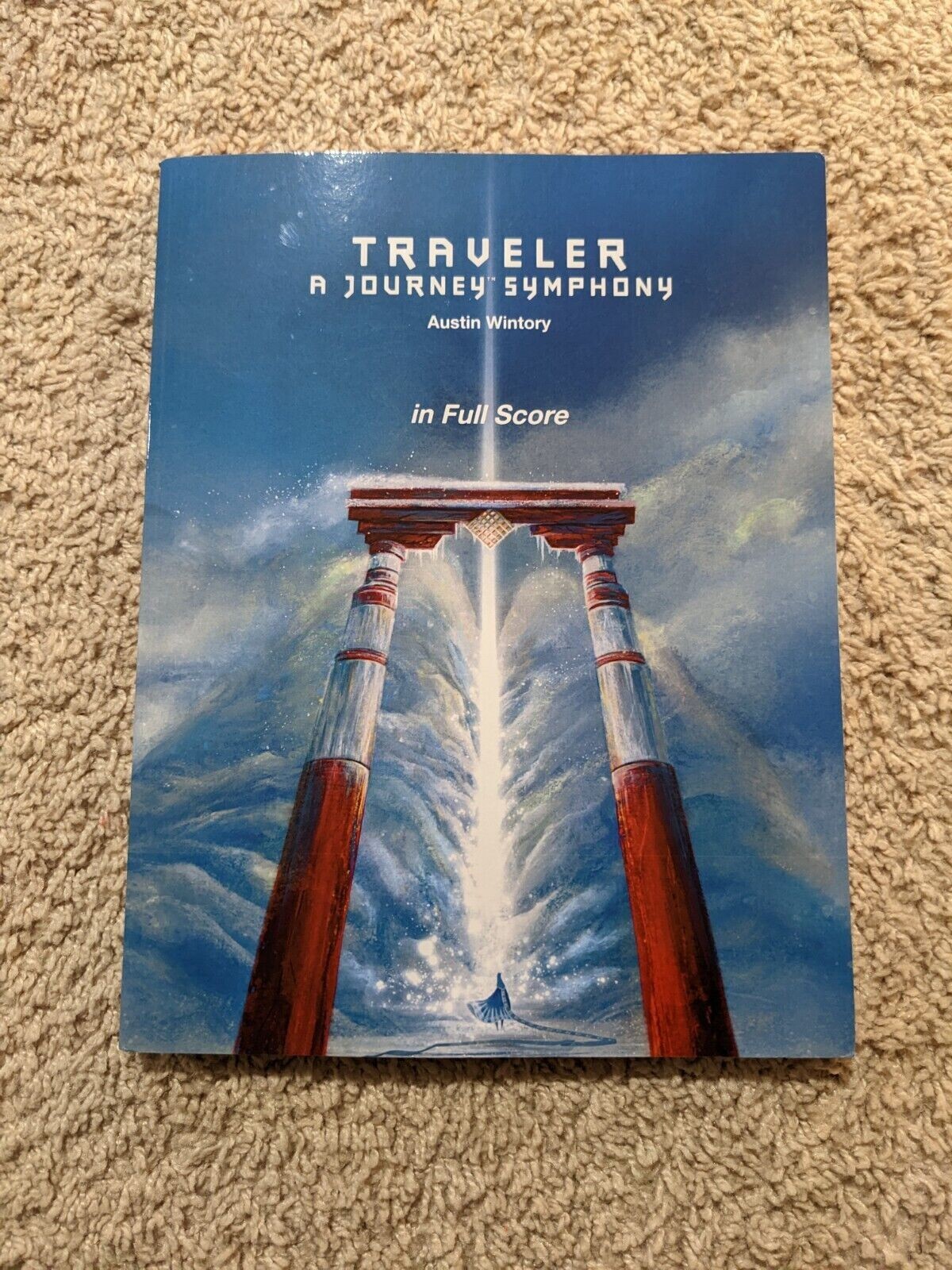 Traveler A Journey Symphony Full Score Signed Austin Wintory Book VGM
