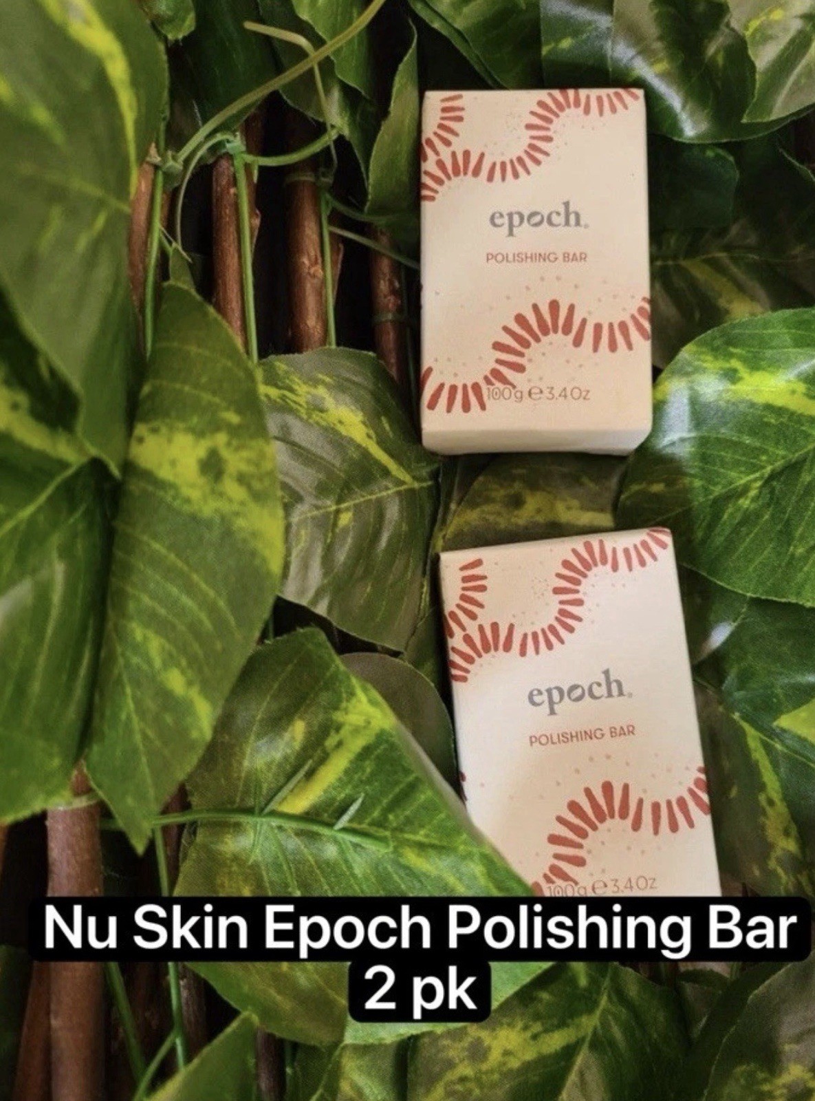Nu Skin Epoch NuSkin Polishing Bar 2 Pk 3.4 Oz Dermatologist Tested (Lot Of 2)