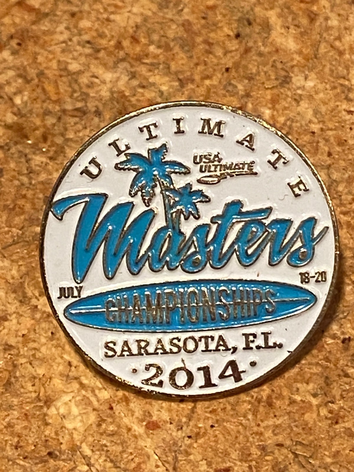 1" USA Ultimate Masters Championships July 18-20 Sarasota FL 2014 *Pre-Owned BT2