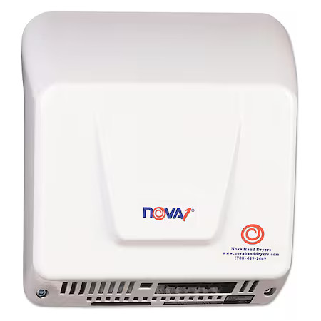 World Dryer 083000000 Automatic Hand Dryer, 30 Sec Dry, 76, 110 To 240V Ac,