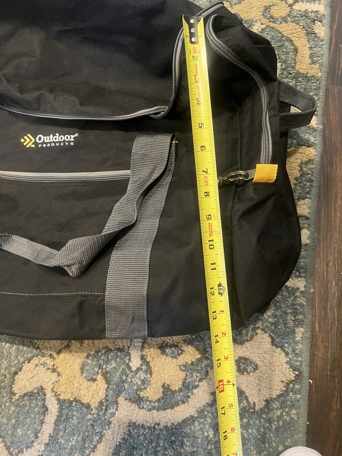 Outdoor Products Mountain Duffel Black Large (15 x 15 x 30 Inch) Unstuffed.