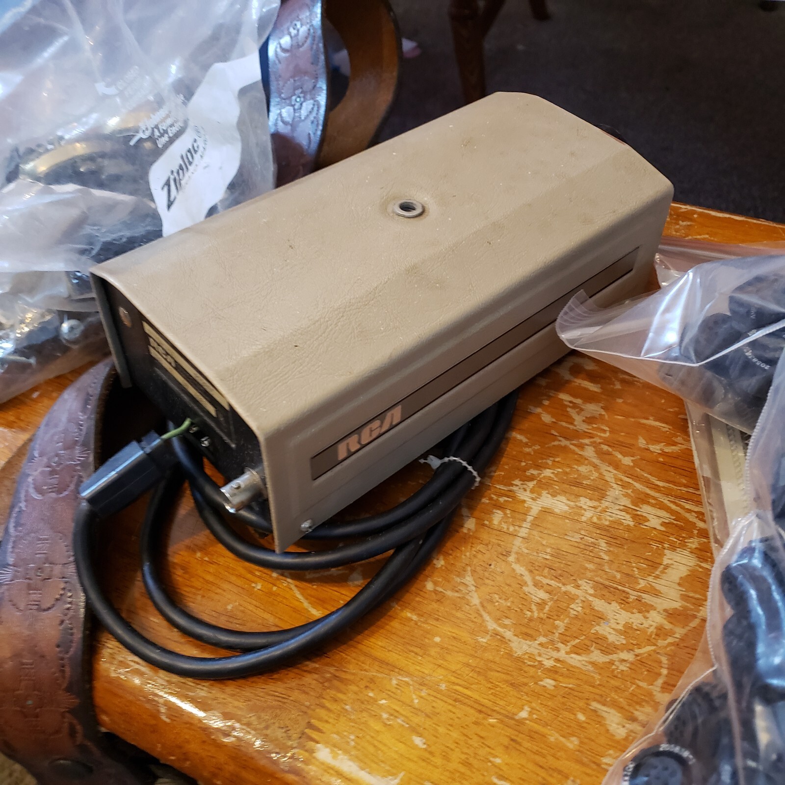 VINTAGE RARE RCA TV Camera w/ cord HI POT / 120 V 8 W # TC1501/16 (for repair)