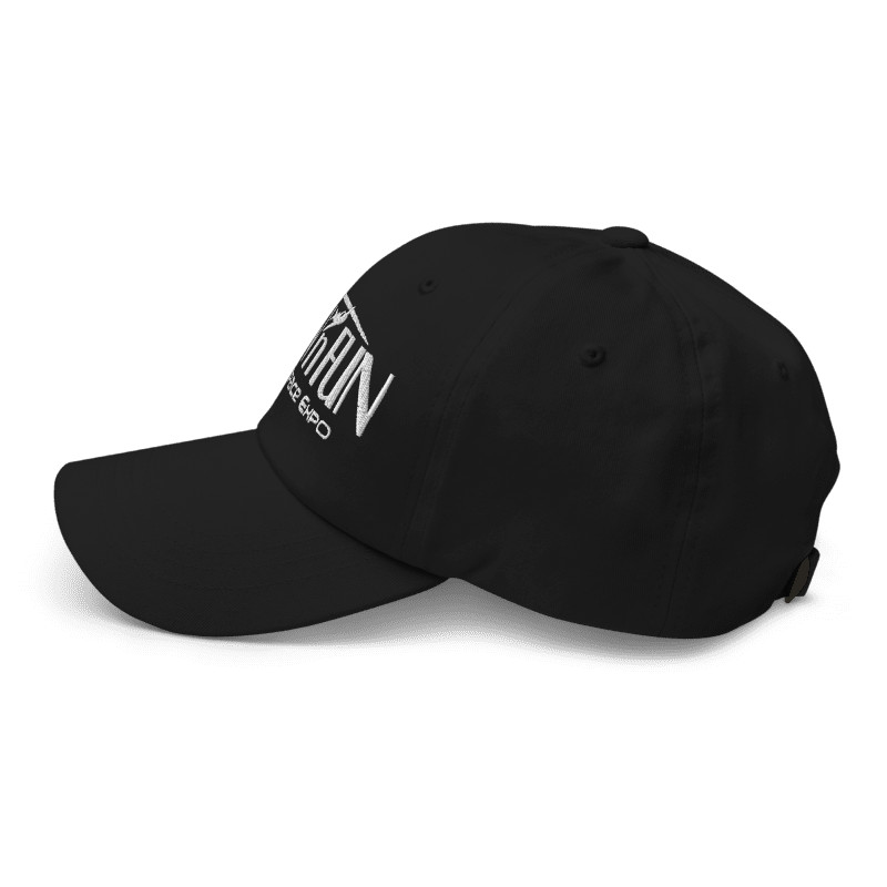 Sun N Fun Logo Inspired Embroidered Black Color Classic Dad Hat