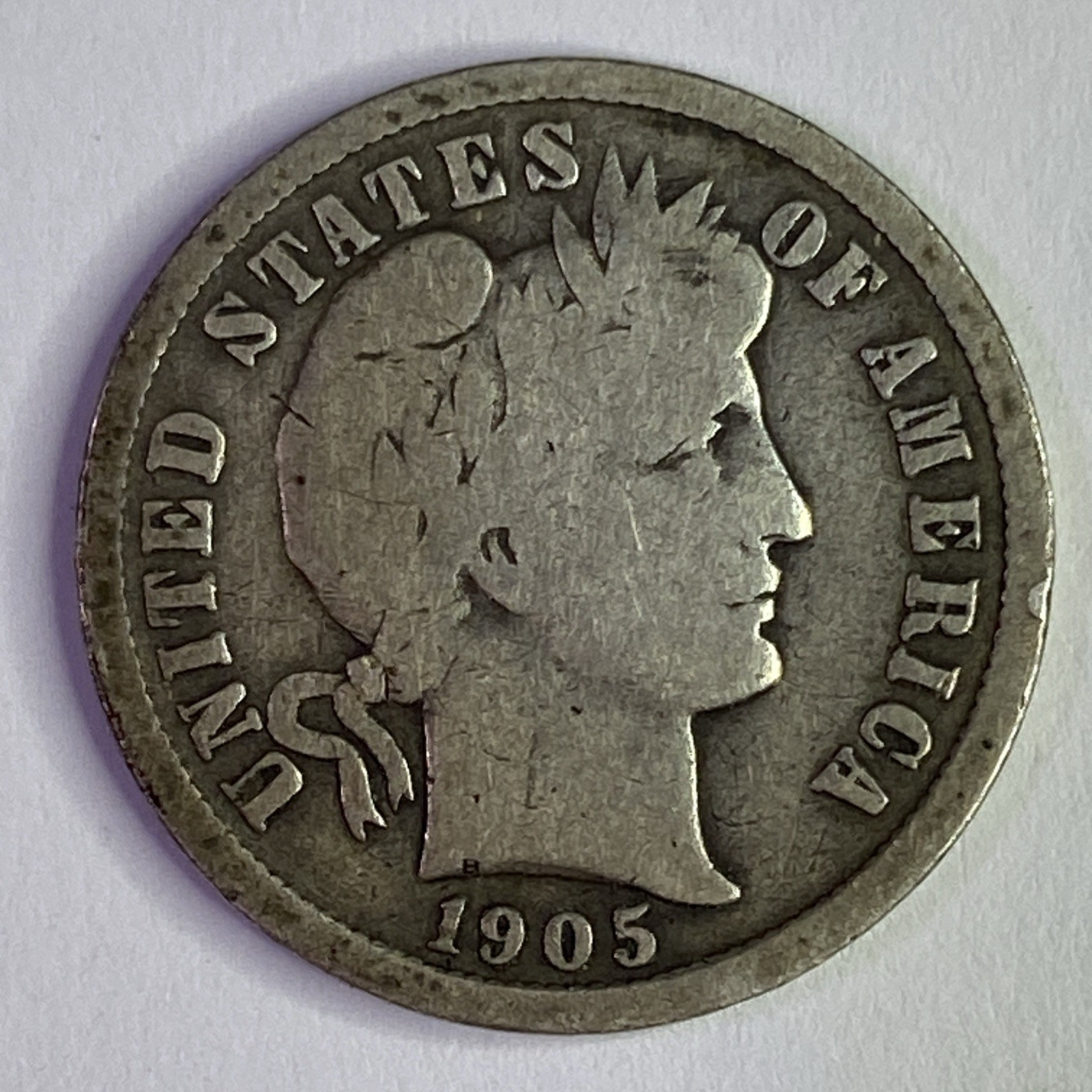 1905-O Barber Dime - Stunning Detail! - Liberty Head Silver Coin