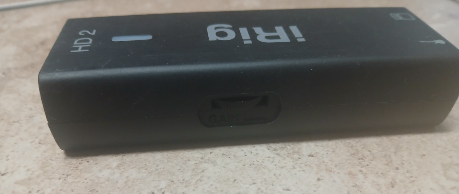 IK iRig HD 2 Guitar Interface Pre-Owned *POWER TESTED ONLY-NOT FUNCTION TESTED*