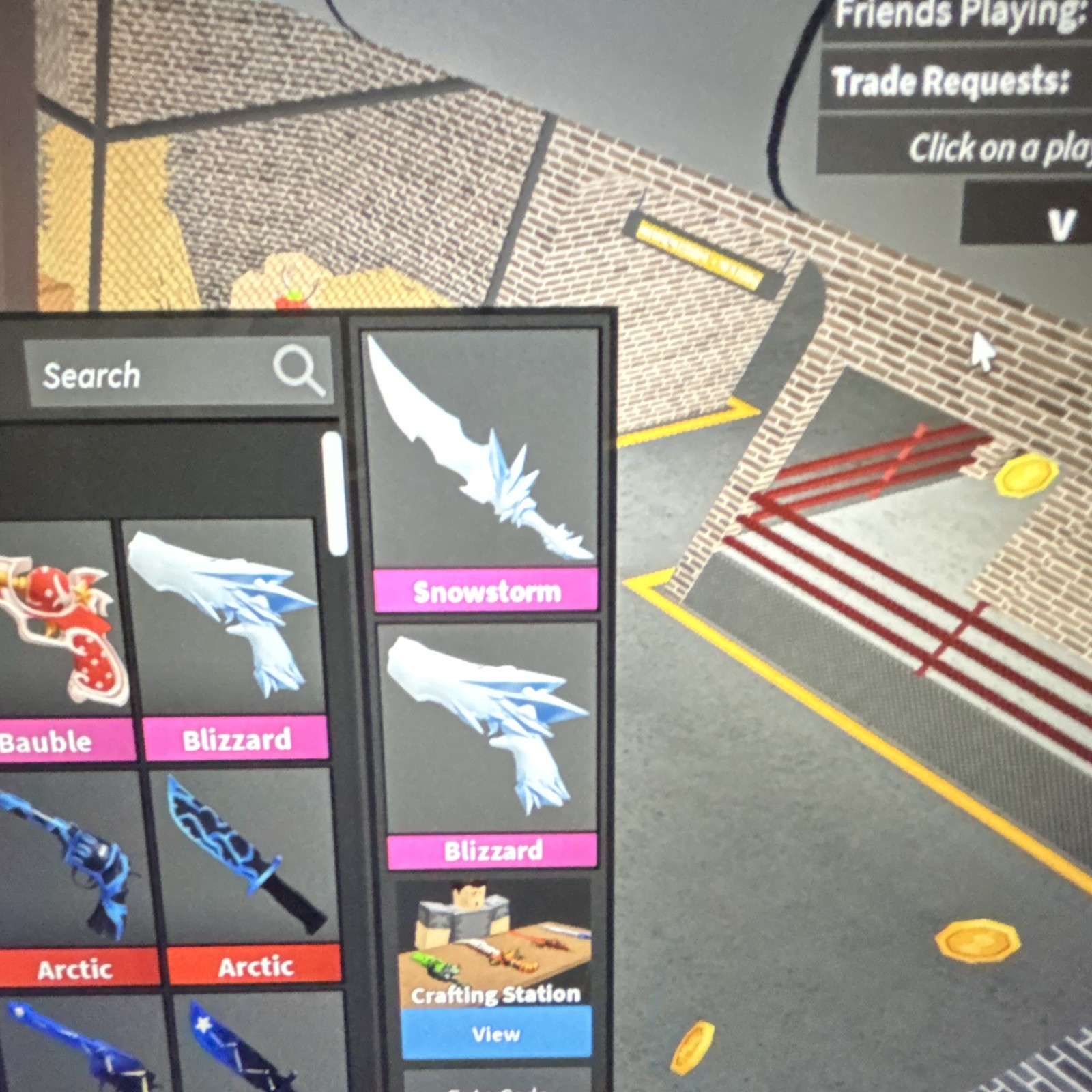 Murder Mystery 2 Snowstorm Blizzard Virtual In-Game Item/Asset