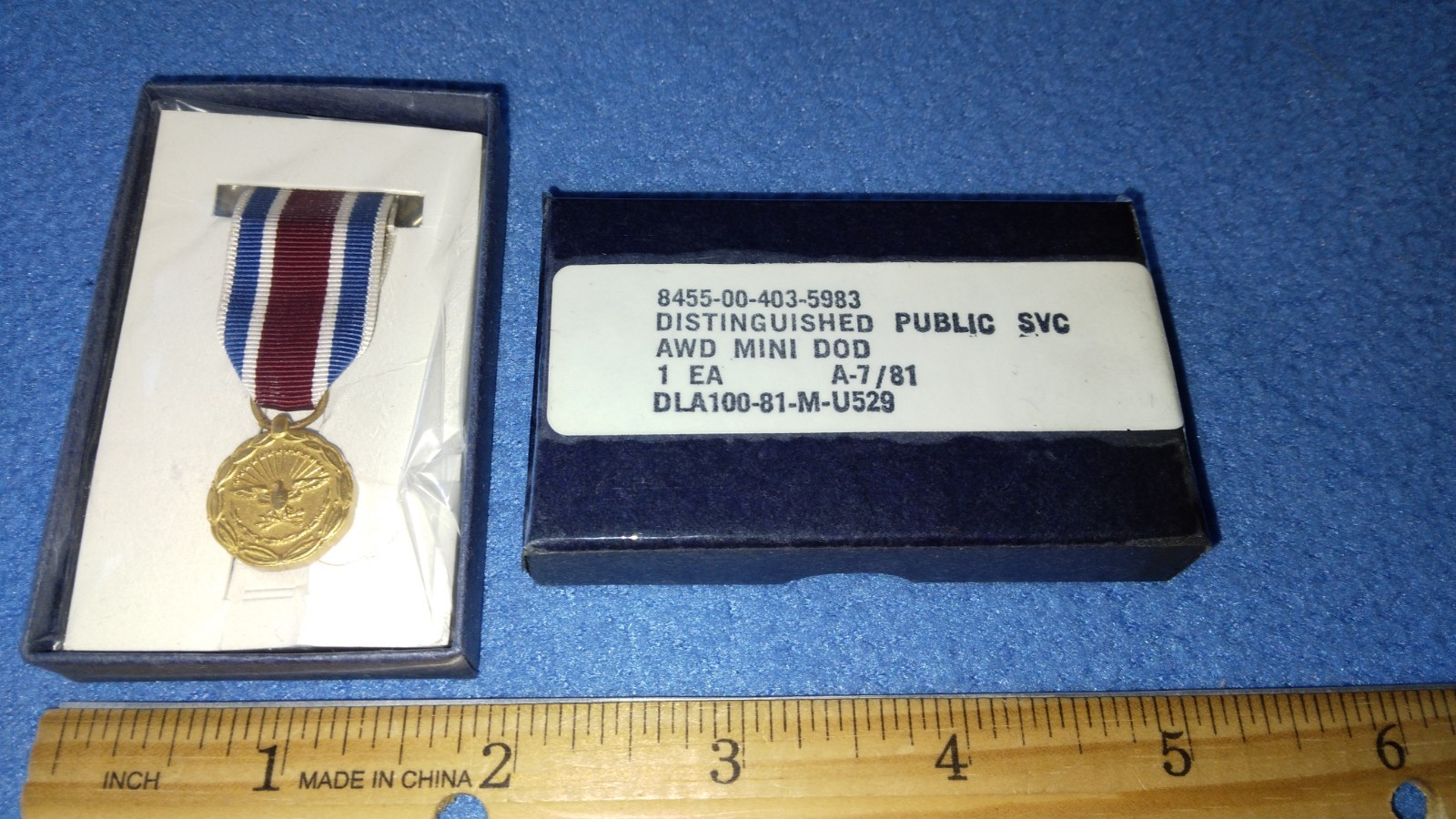 UNITED STATES DEPARTMENT OF DEFENSE - FOR PUBLIC SERVICE MINI MEDAL - NEW SEALED