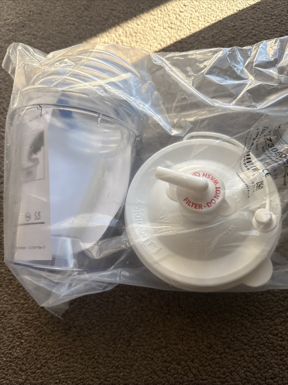 Devilbiss 7305D-633 Int. Filter Disp. Canister Complete Kit Assembled - New