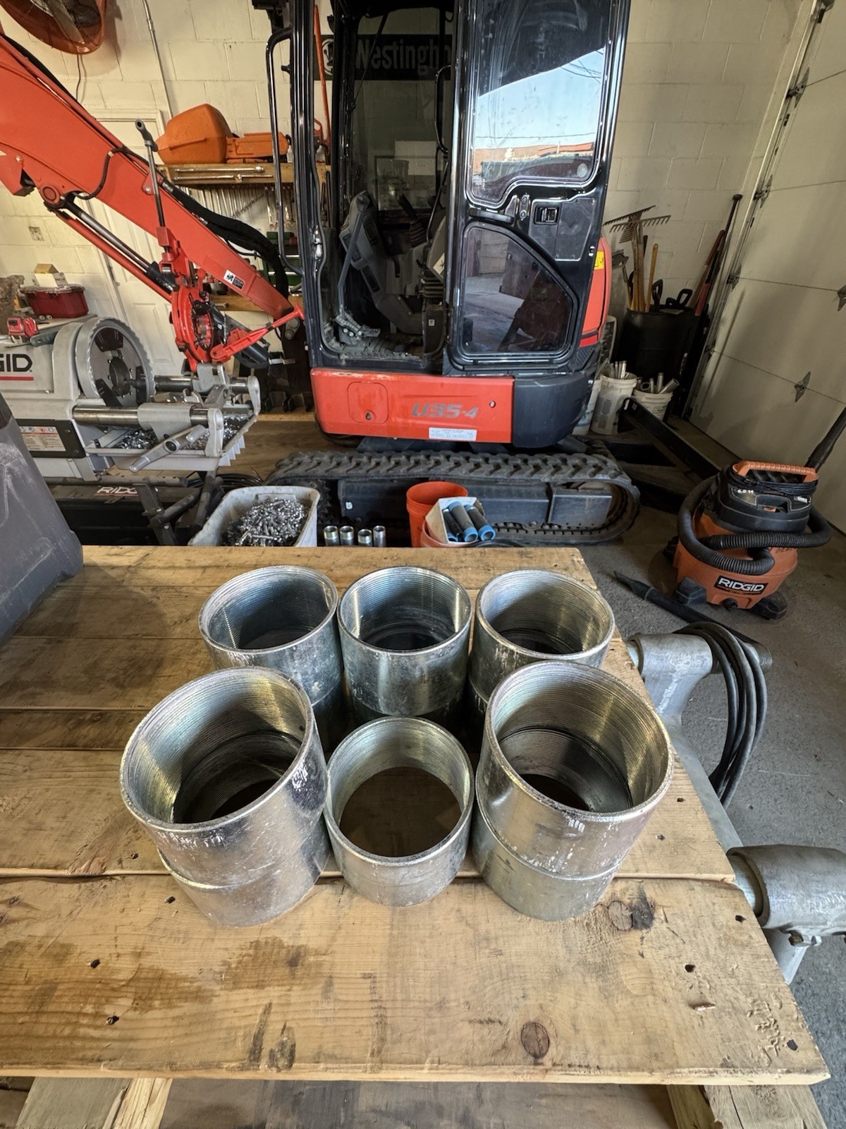 5" RIGID Galvanized Steel Coupling USA Made!!