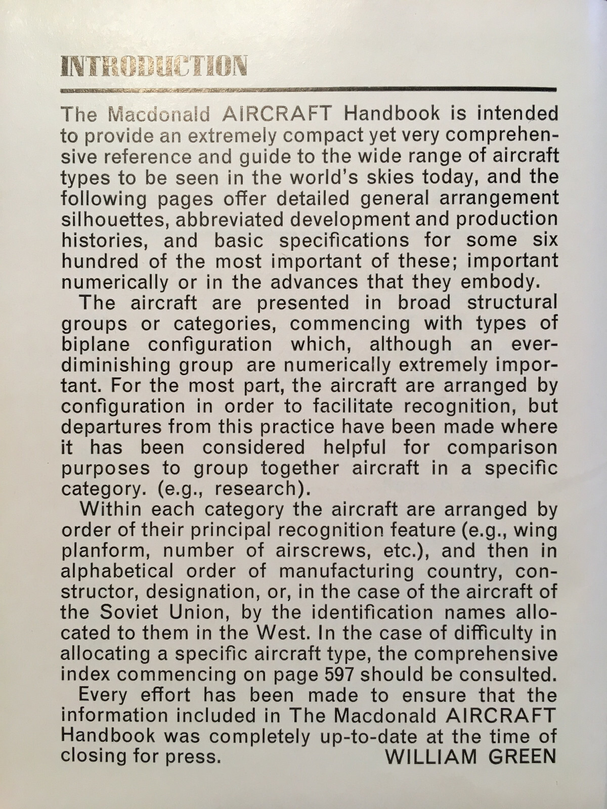 The Macdonald Aircraft Handbook