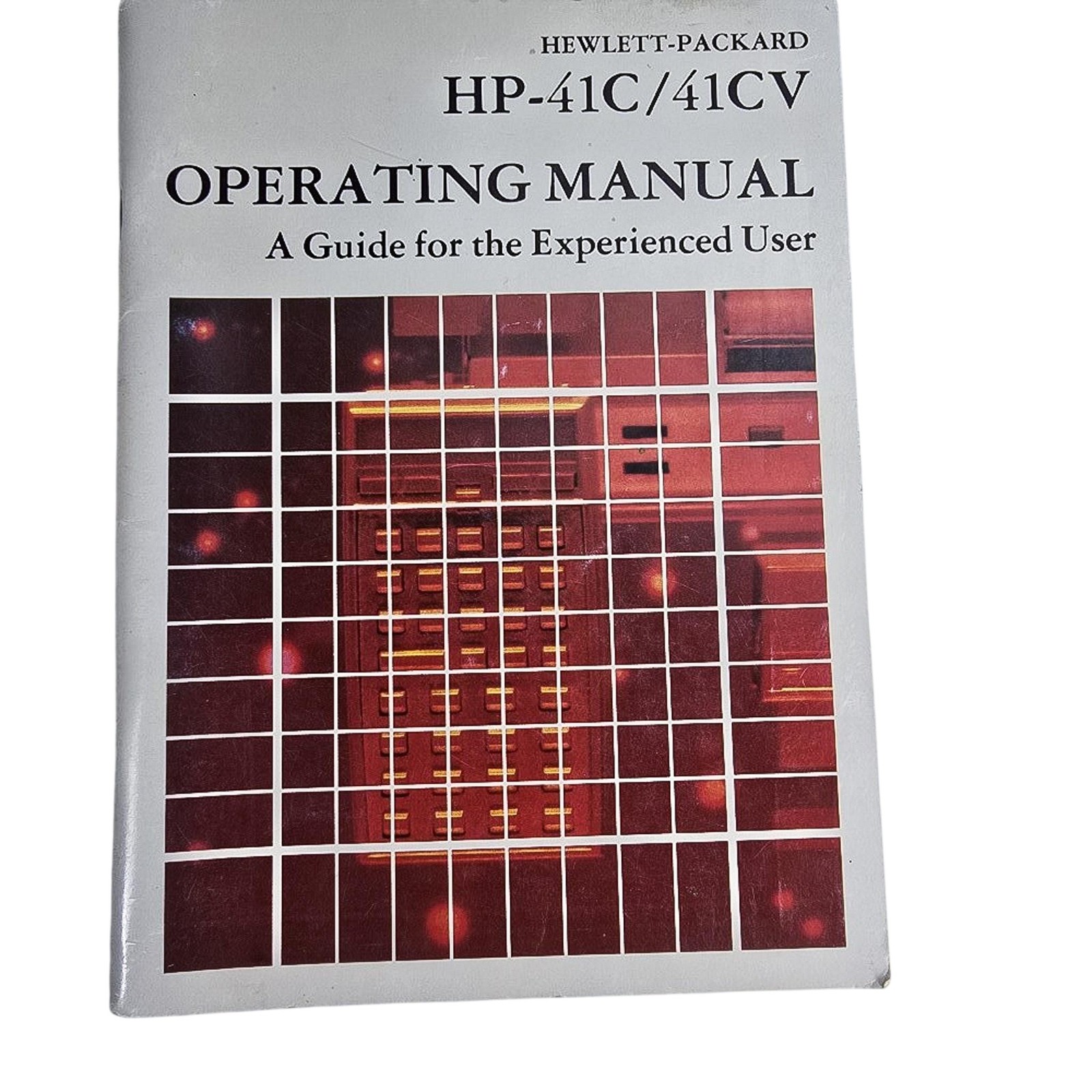 1980 HP Hewlett Packard HP-41C 41CV Operating Manual Experienced User Vintage