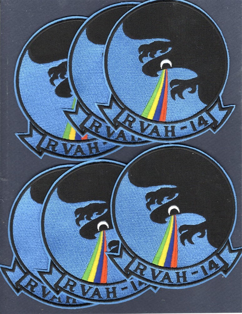 Dealer Lot RVAH-14 EAGLES NAA RA-5C VIGILANTE US NAVY Squadron Patch Set of 6