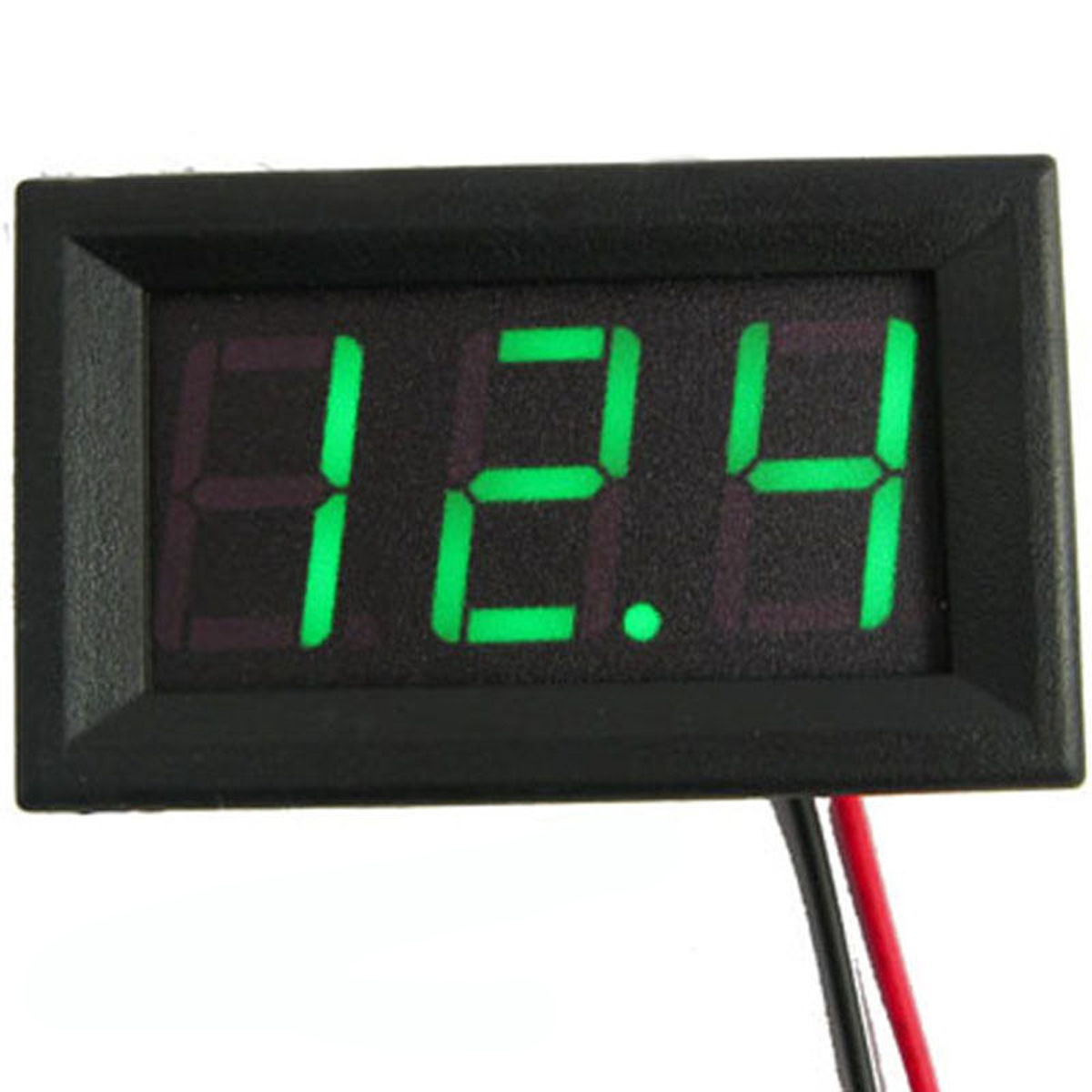 US Stock Mini Green LED Digital Panel AMP Meter Gauge 50A DC & Shunt