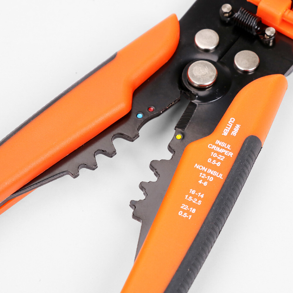 8" Self-Adjusting Wire stripper Cable Cutter Crimper Electricians Crimping Tool