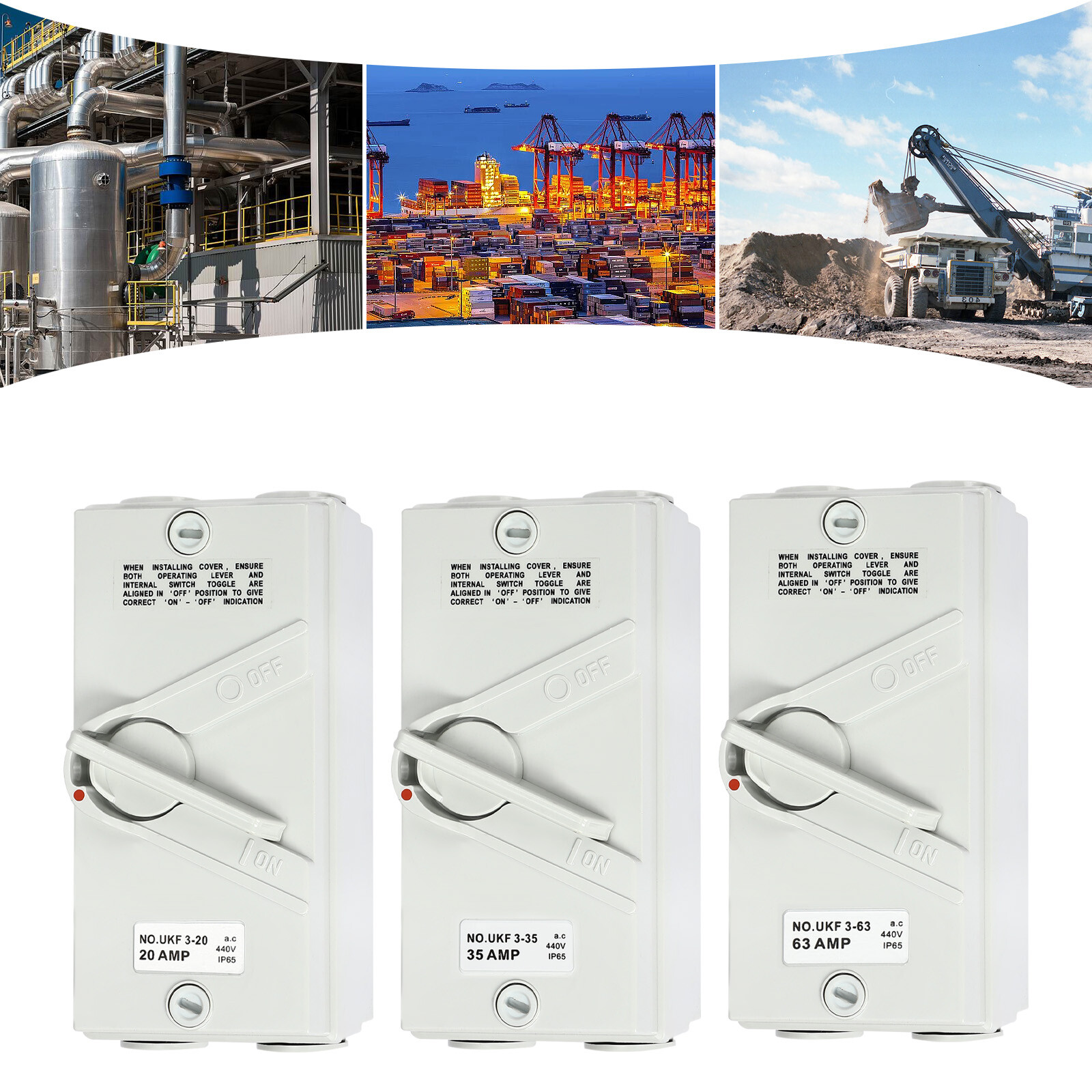 Isolation Switch, Safety Isolation Switch, 3 Pole Safety Isolation Switch