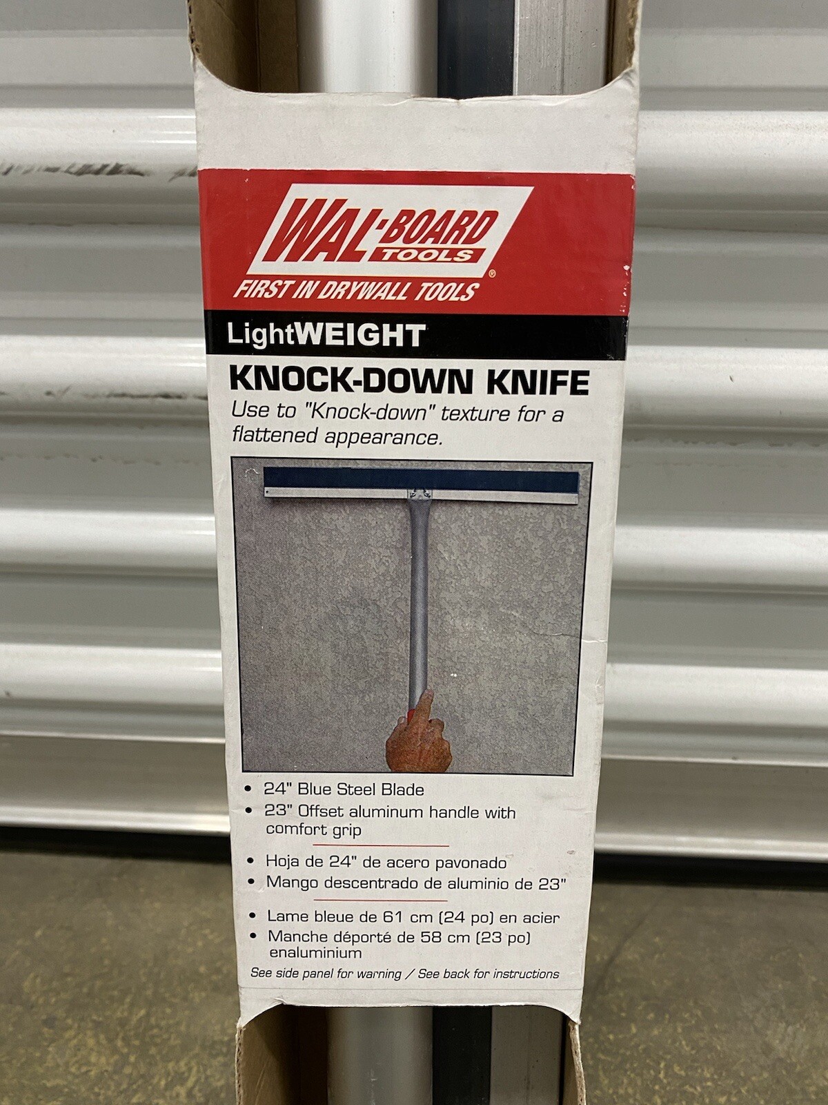Wal-Board Tools 24 inch Lightweight Steel Knock Down Knife For Flat Surface NEW