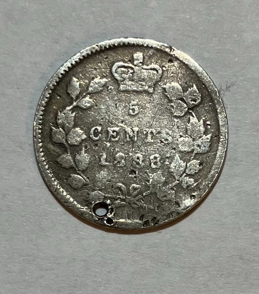 1888 Canada Silver 5 Cents