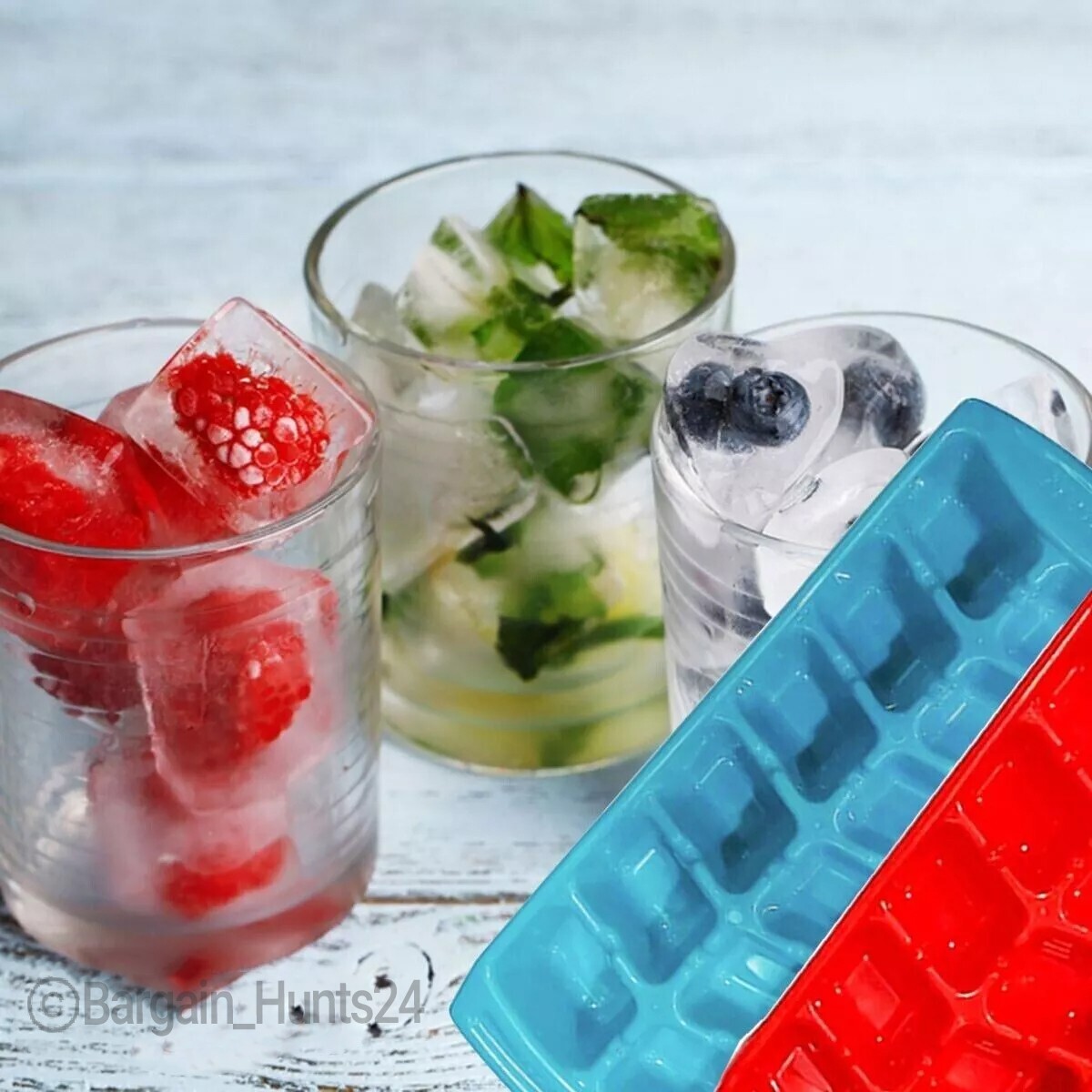 3 Counts Set Ice Cube Tray Home Smart Freezer & Dishwasher Safe,12 Ice Cube Mold