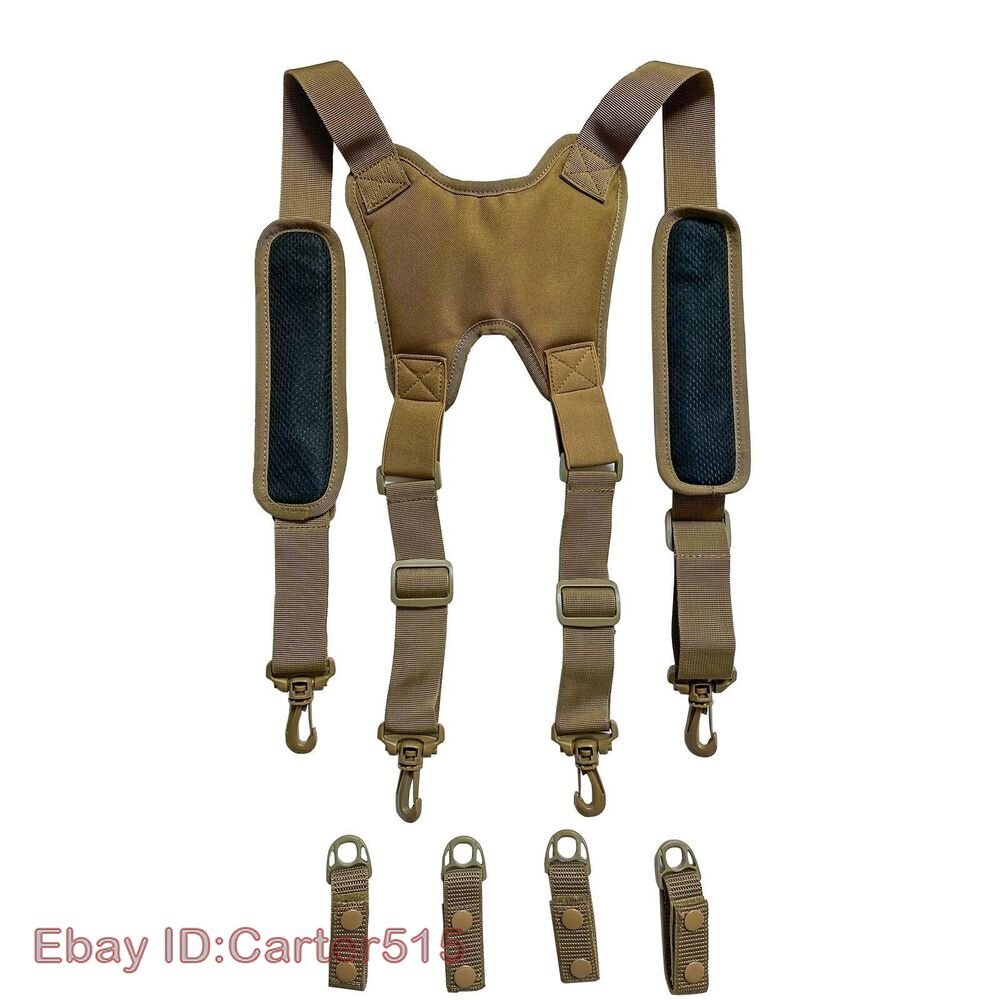 Tactical Harness Tactical Suspenders 1.5 inch Police Suspenders for Duty Belt