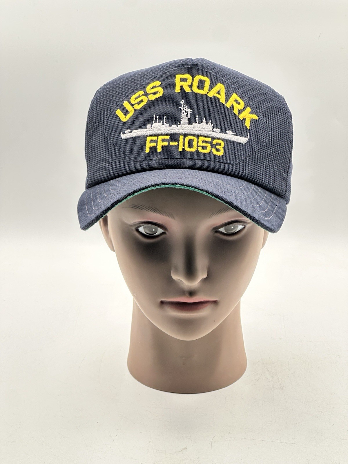 USS ROARK FF-1053 Navy Hat 1969-1991 Knox-Class Frigate Victory Through Service