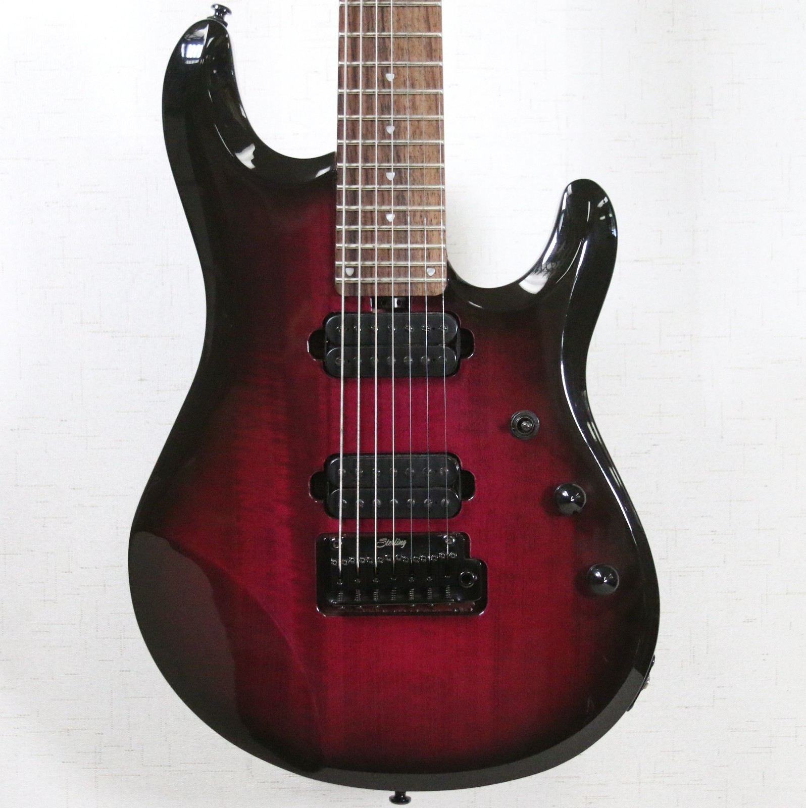 Sterling by Music Man JP70 John Petrucci 7-String Electric Guitar - Purple Burst