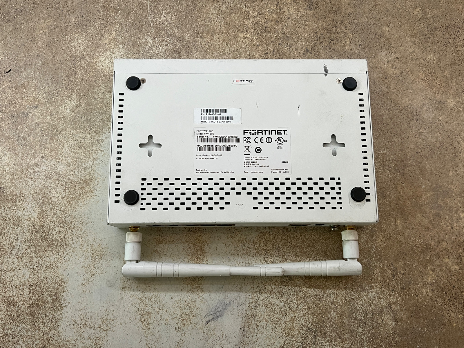 Fortinet FortiWiFi 30E - White (FWF-30E) Network Security Firewall