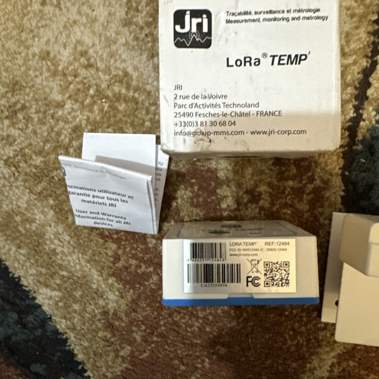 Jri Corp 12484 , Lora Temp , Wireless Temperature Sensor