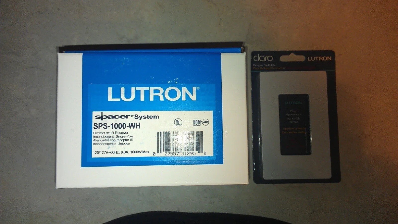 Lutron Electronics SPS-1000-WH 1000 W 120Volts White Single Location