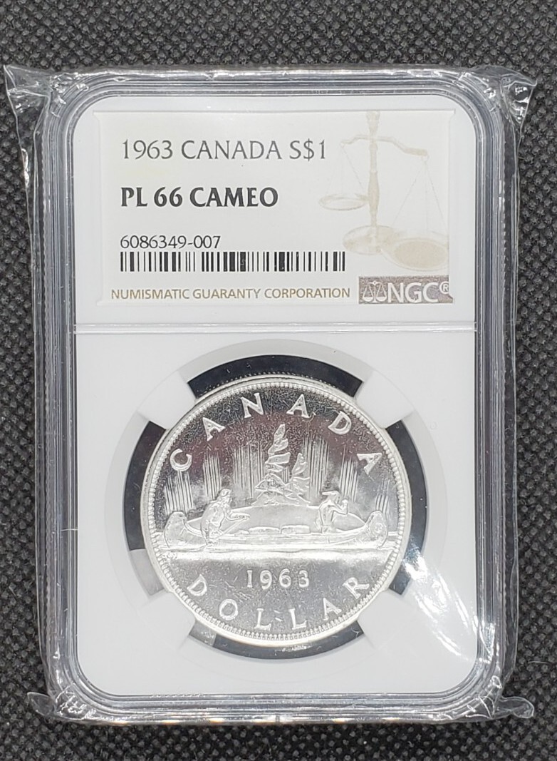1963 Canada $1 | NGC PL66 CAMEO