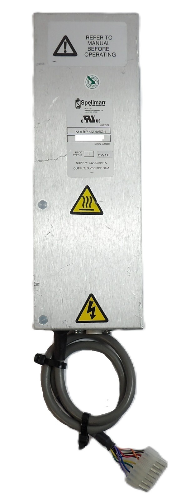 Spellman MX8PN24/621 Power Supply Module AB Sciex Working Surplus