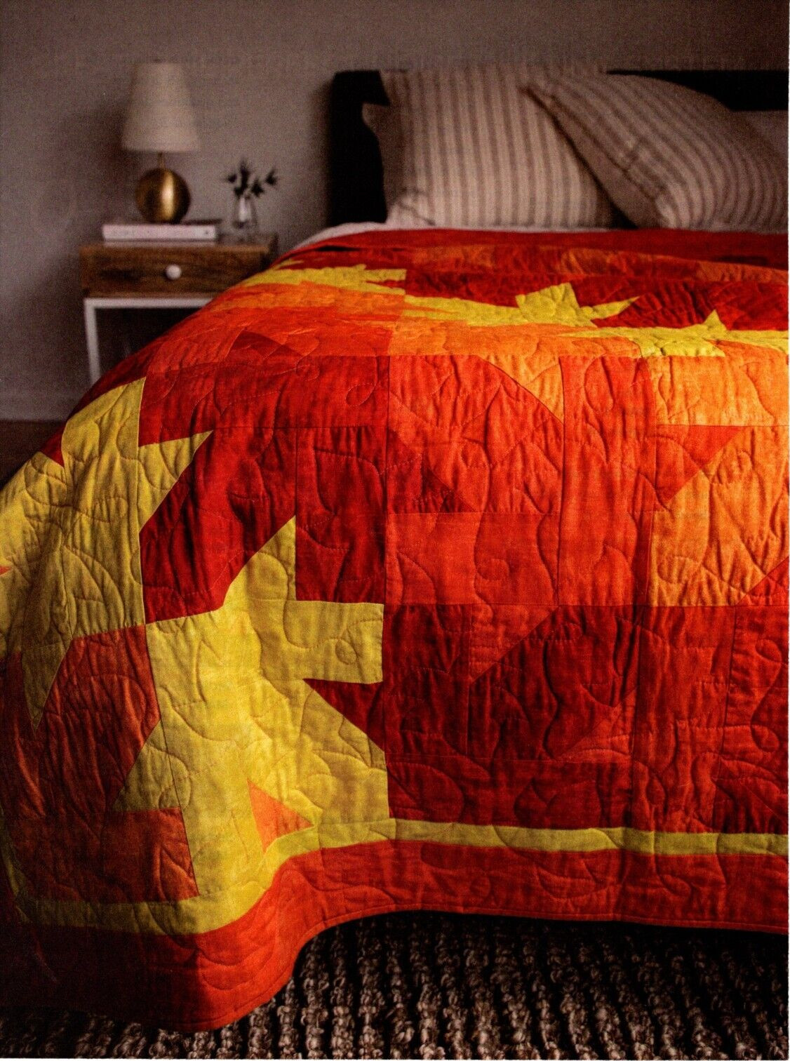 Autumn Aglow Quilt Pattern Pieced LM