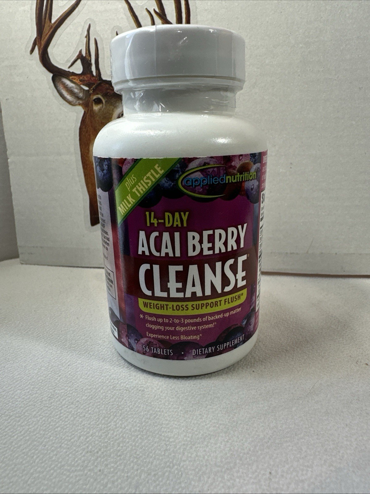 14-Day Acai Berry Cleanse - Weight-Loss Support Flush + Milk Thistle exp3/26