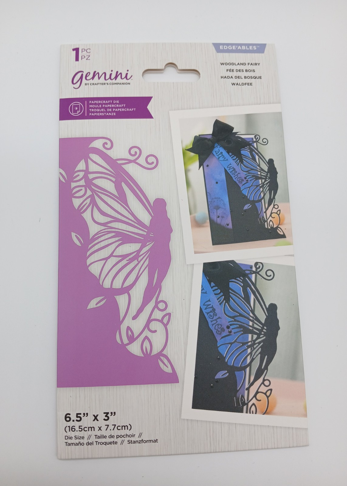 New Crafter's Companion Gemini Edge'ables Woodland  Fairy Papercraft  Die New