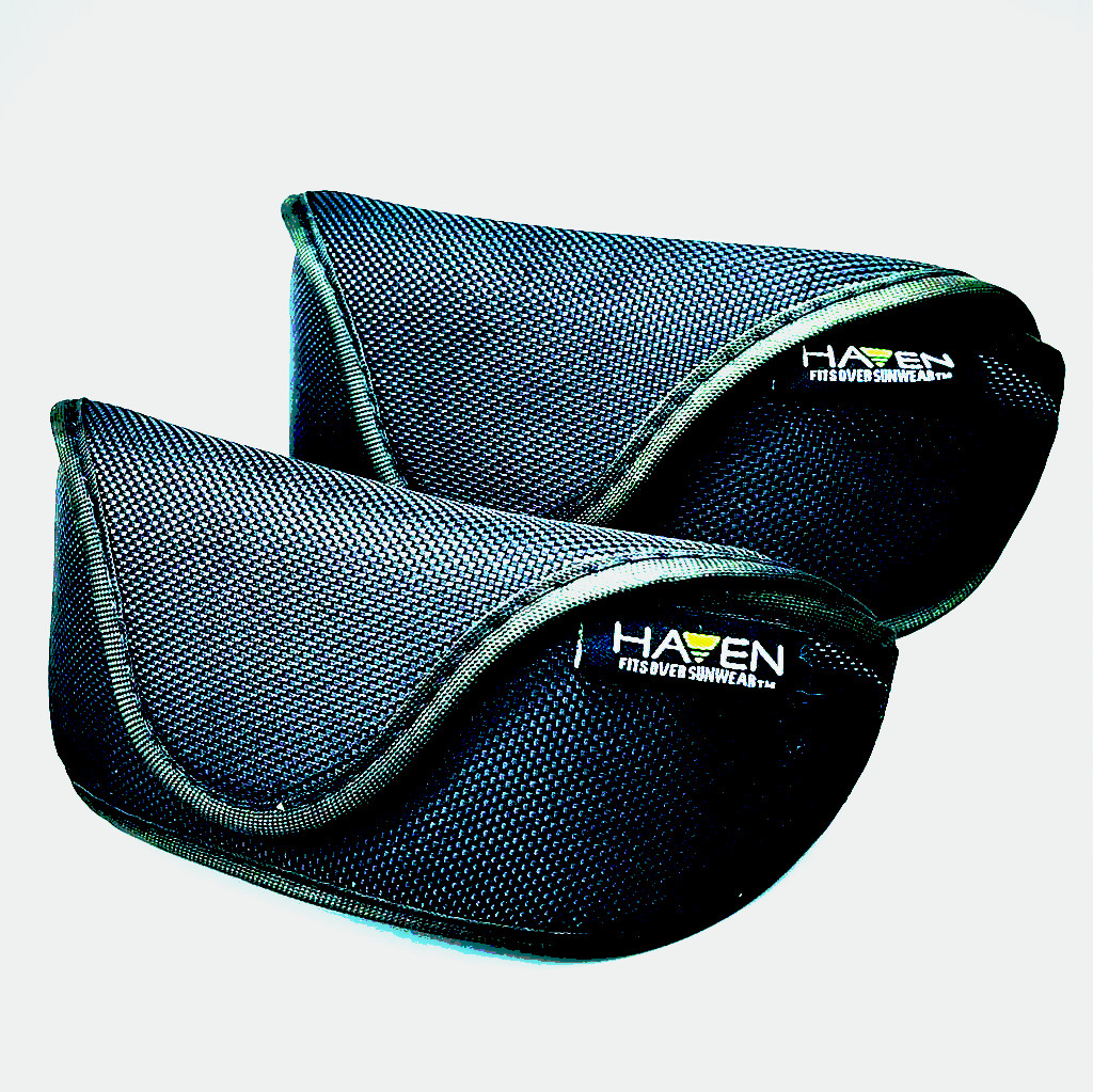 2 Pack Soft Cases for Sunglasses Eyeglasses by Haven