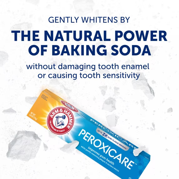 ( 4 PACK ) Arm & Hammer PeroxiCare Tartar Control Fluoride Toothpaste Mint