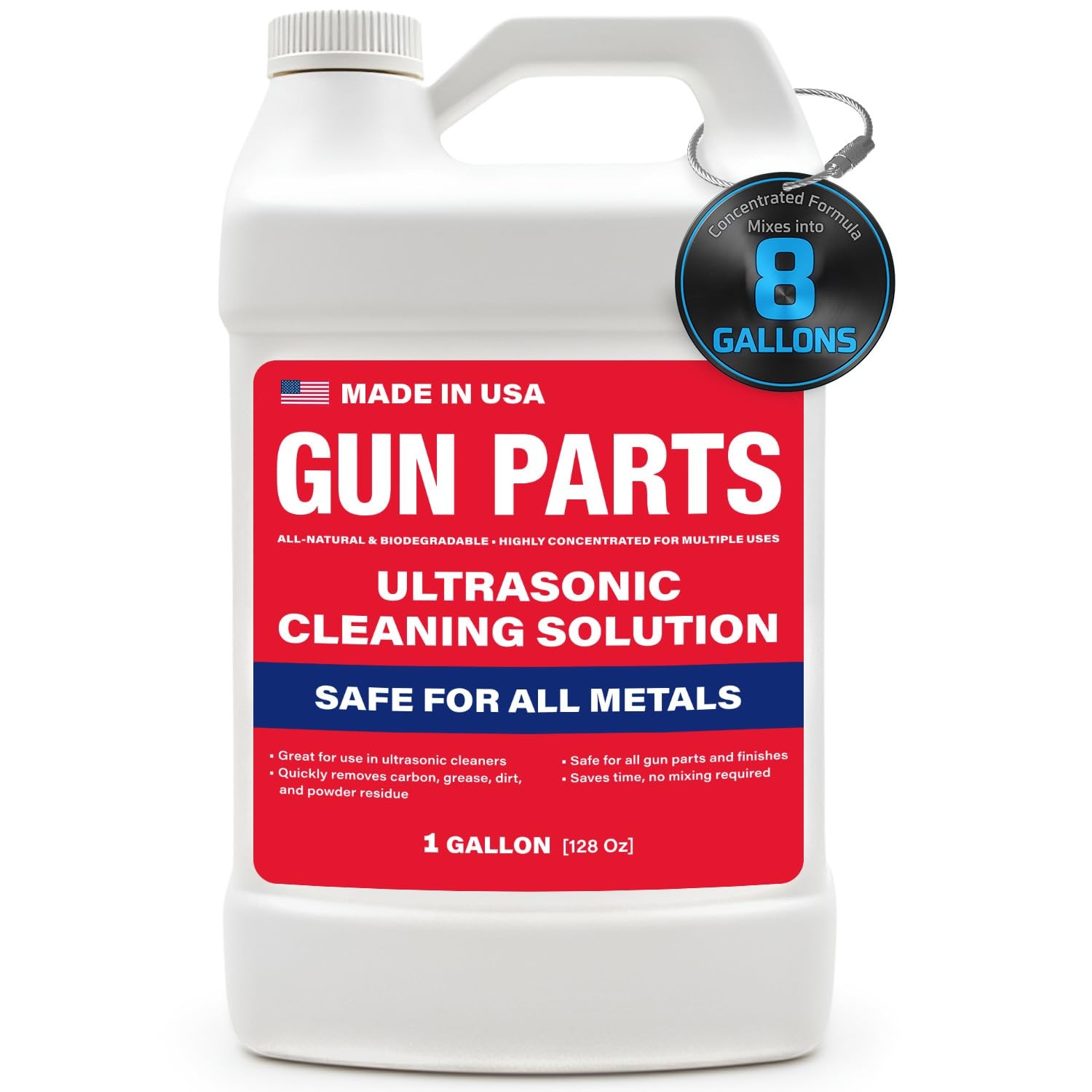 Concentrated Ultrasonic Gun Cleaning Solution 1 Gallon 128oz Made in USA