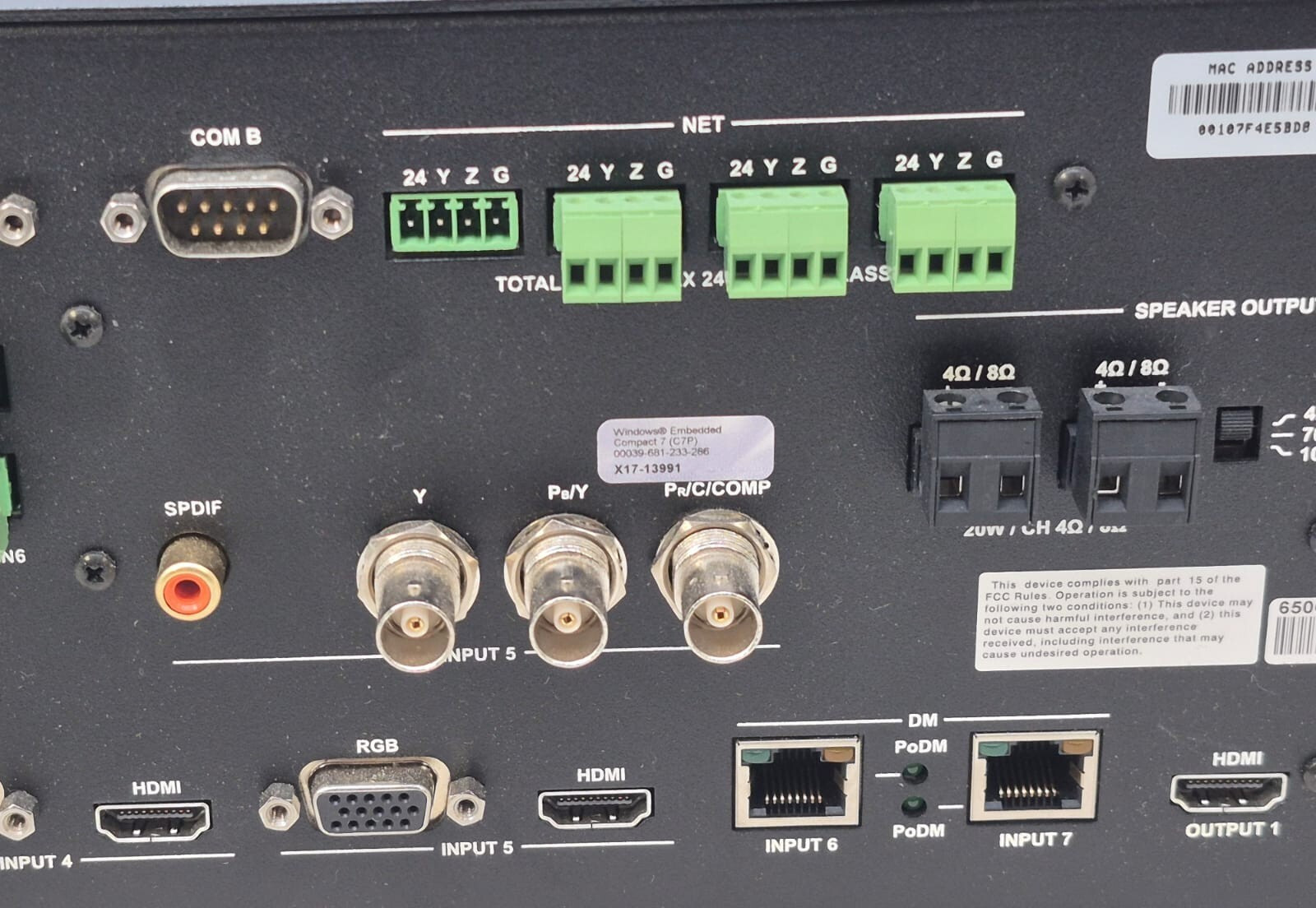 Crestron DMPS3-300-C 3 Series Professional Digital Media System W/ Power Cable