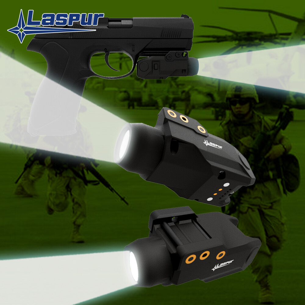 LASPUR Sensor Switch Tactical gun light Magnetic Touch Rechargeable Battery