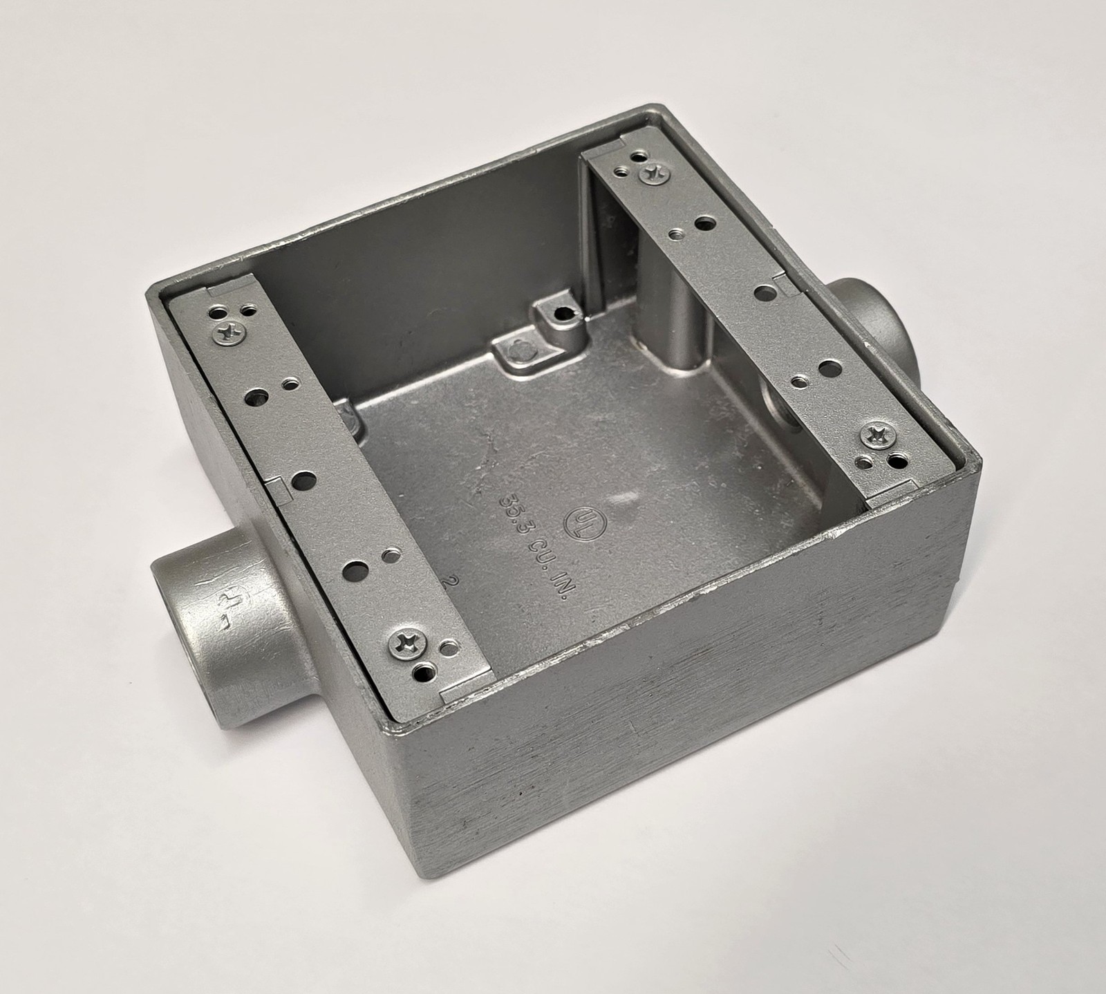 RedDot 2AFSC-1 Aluminum 2-Gang 1/2" Device Box FSC Style Through Feed - New