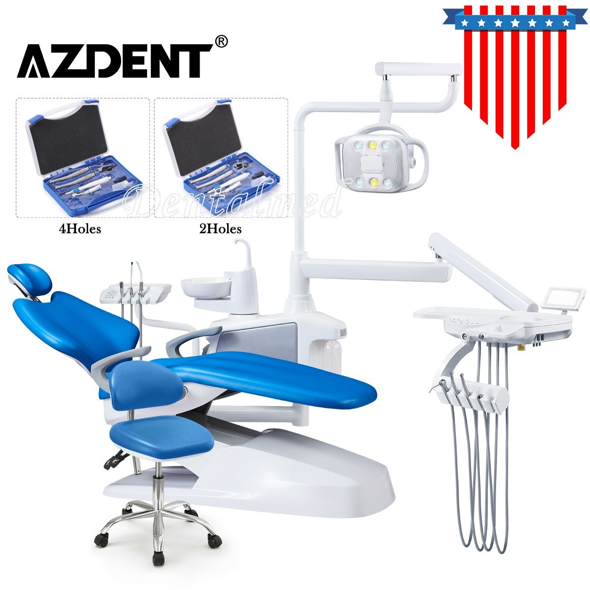 dental Silla de unidad portátil motor dcontrolado por ordenador /Pieza de Mano