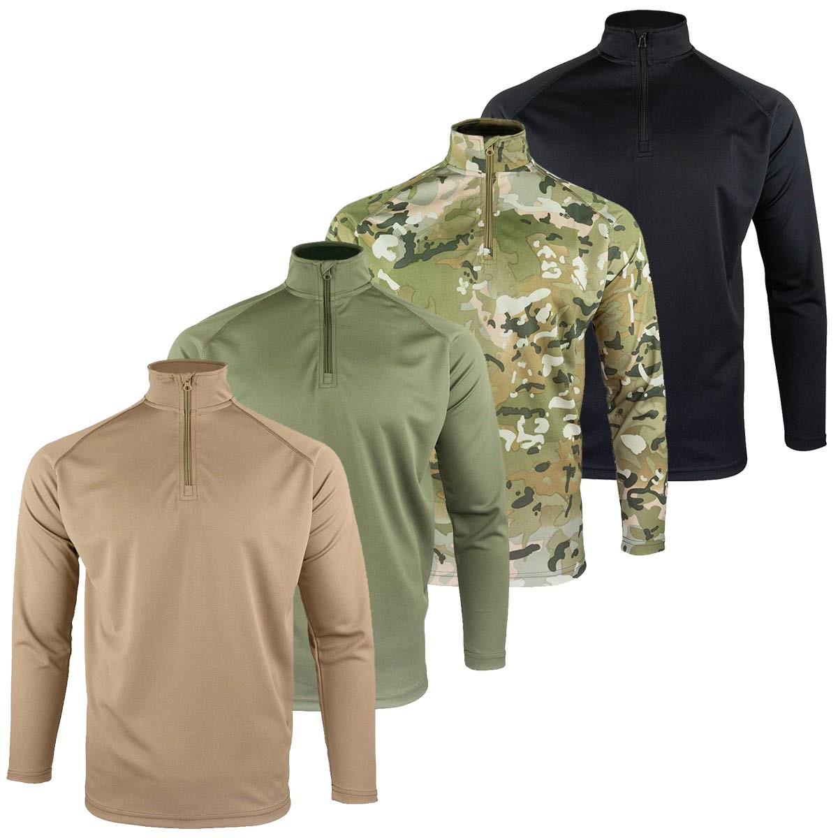 Viper Mens Base Layer Long Sleeve Top Breathable Wicking Training Under Shirt