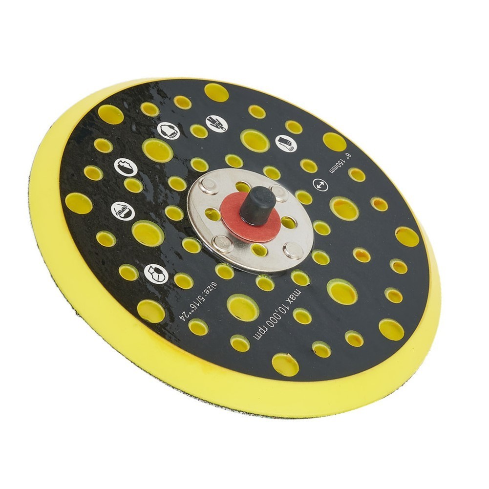 Backing Pad Replacement Accessories Pad Sander Sanding 6 Inch Hook&Loop
