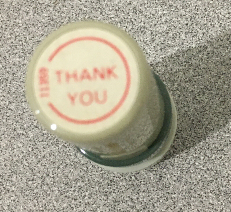 Shachihata X Stamper Pre- Inked Red "Thank You" Stamp #11359 - New