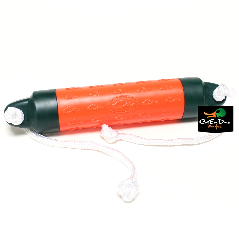 DRAKE WATERFOWL RETRIEVE-RITE DUCK DOG TRAINING RUBBER DUMMY BUMPER ORANGE