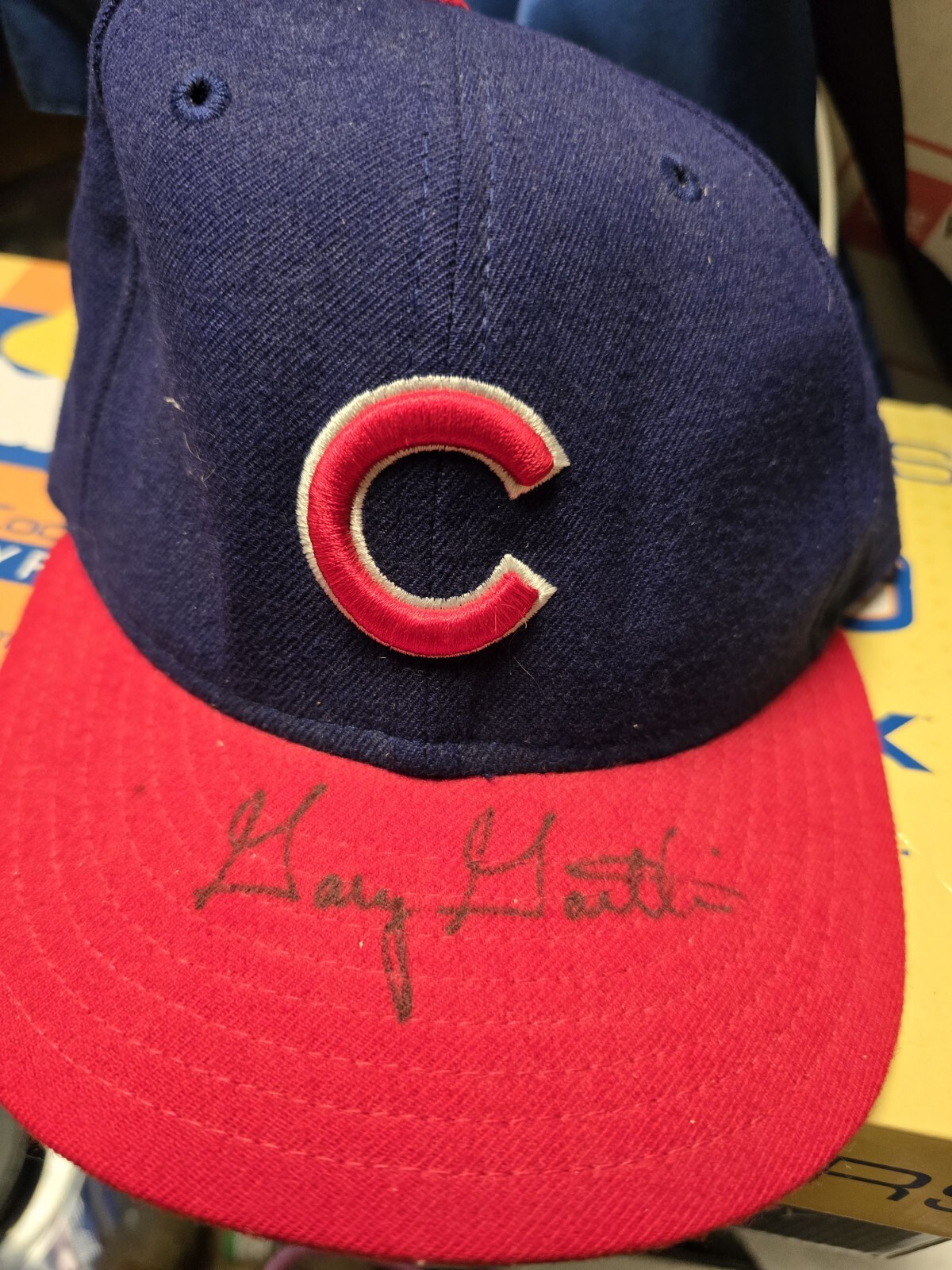 Gary Gaetti Chicago Cubs Cap Autographed