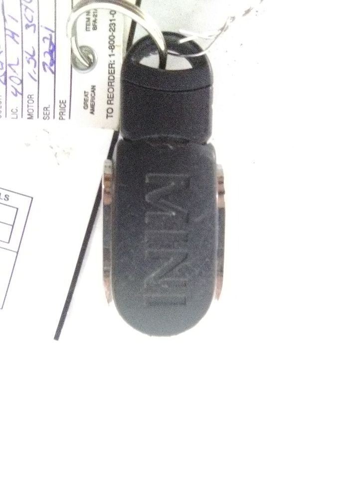2017 Mini Cooper Key Fob Remote 3 Button